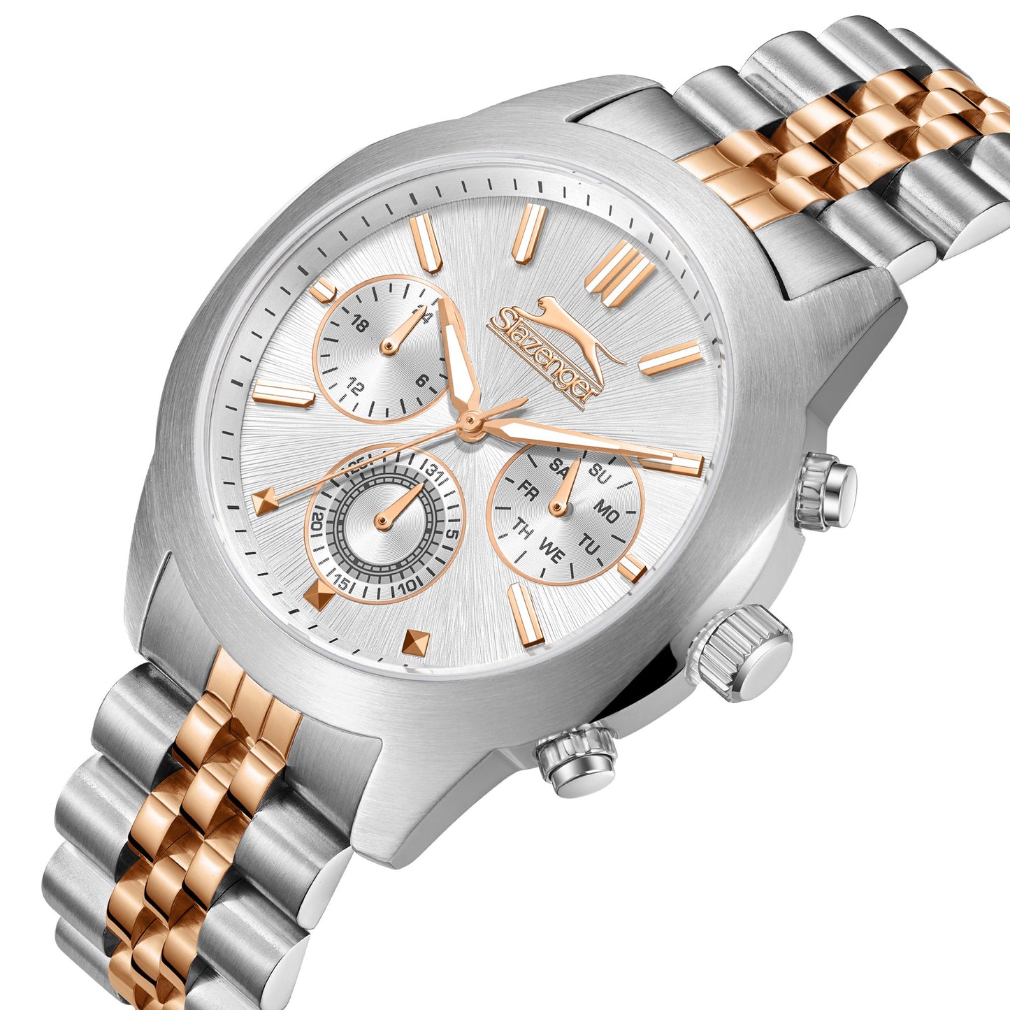 Slazenger - SL.9.2407.2.02 - Stainless Steel Multifunction Watch For Men's
