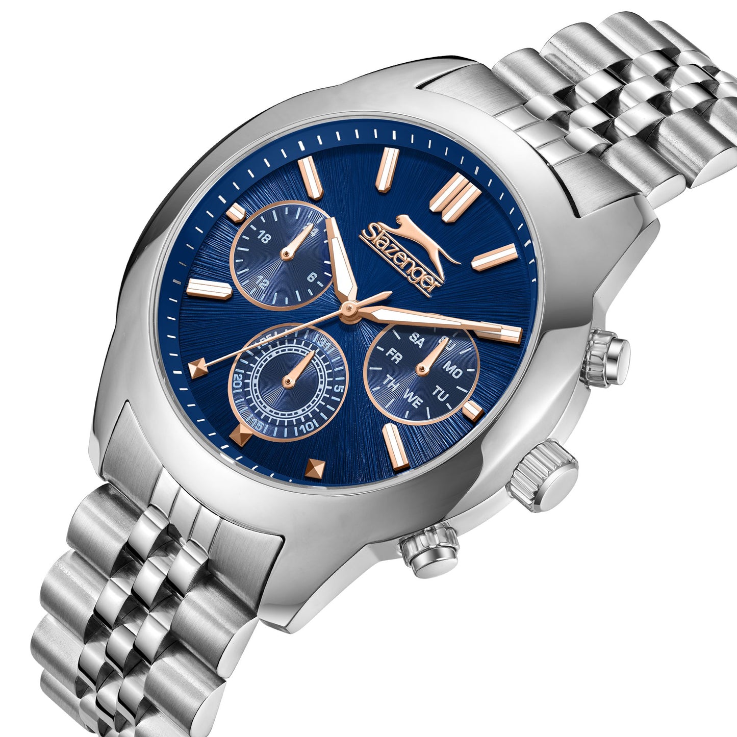 Slazenger - SL.9.2407.2.07 - Stainless Steel Multifunction Watch For Men's