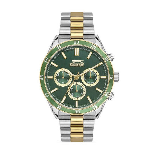 Slazenger - SL.09.2109.2.03 - Gents Stainless Steel Watch  Green - Nizam Watch House