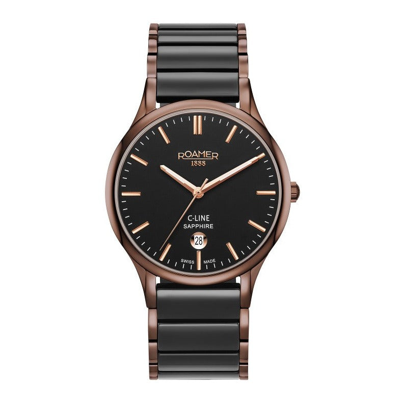 ROAMER - 658833 43 55 61 - MENS WRISTWATCH CERAMIC