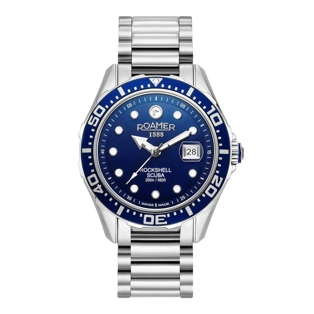 Roamer - 220858 41 45 50 - Rockshell Scuba Stainless Steel Bracelet
