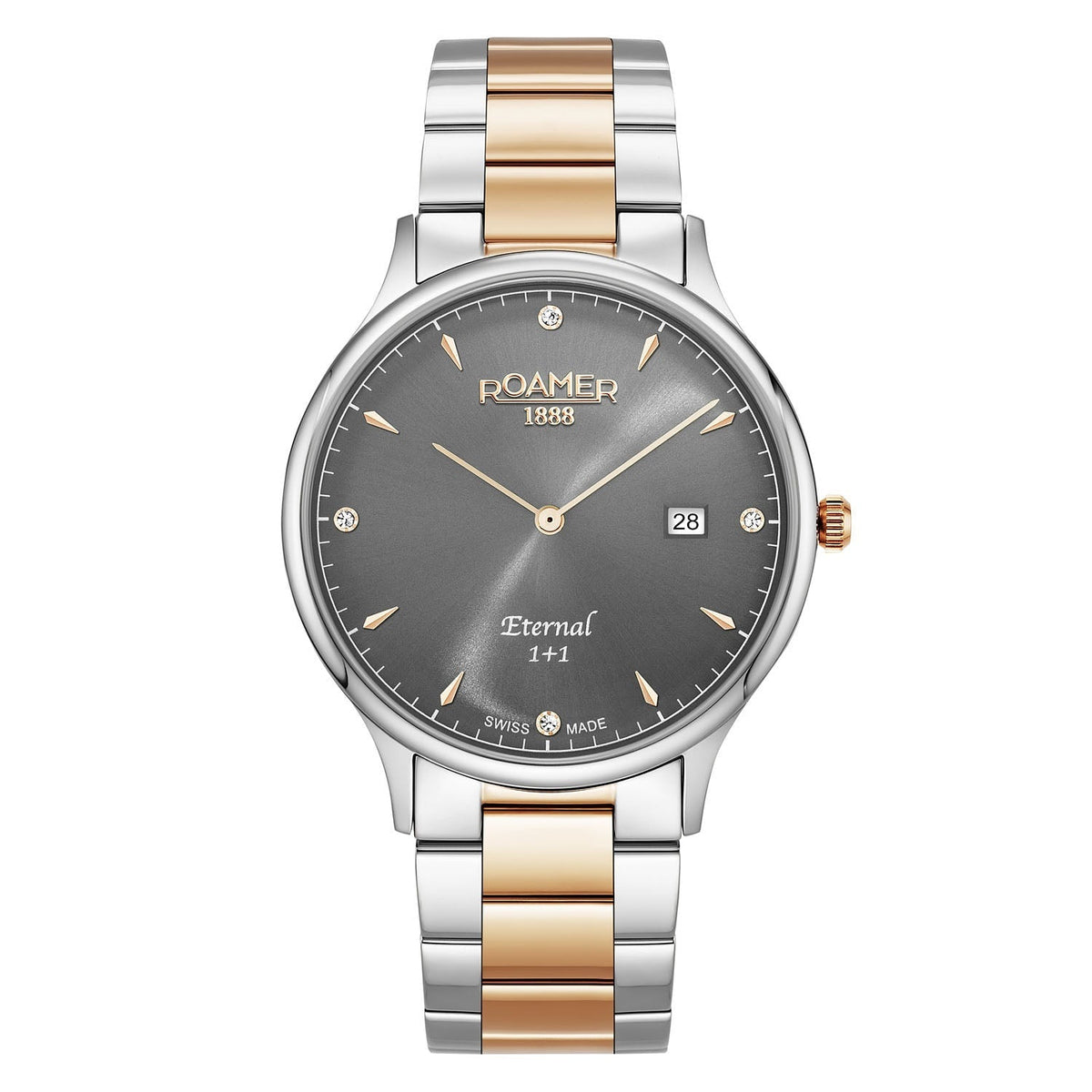 Roamer - 863833 49 55 50 - Eternal Analog Grey Men's Watch - Nizam Watch House