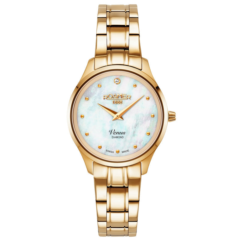 Roamer - 601857 48 89 20 - Venus White MOP Ladies Watch - Nizam Watch House
