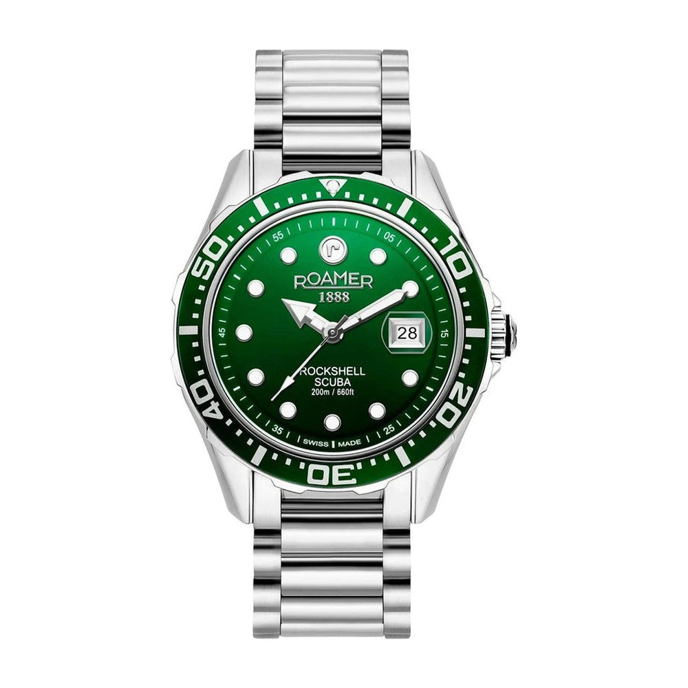 Roamer - 220858 41 75 50 - Rockshell Scuba Stainless Steel Bracelet - Nizam Watch House