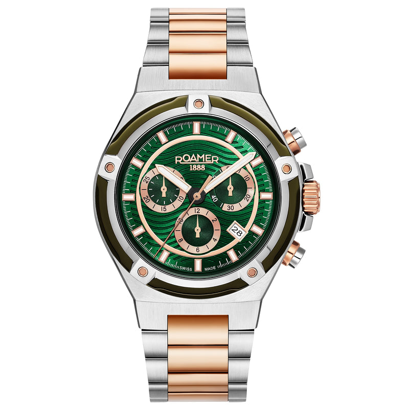 Roamer - 221837 49 75 20 - Tempo Master Men's Two-Tone Watch - Nizam Watch House