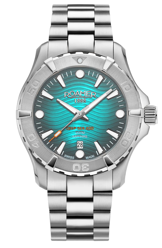 Roamer - 860833 41 05 70 - Deep Sea 200 Stainless Steel Watch For Men's