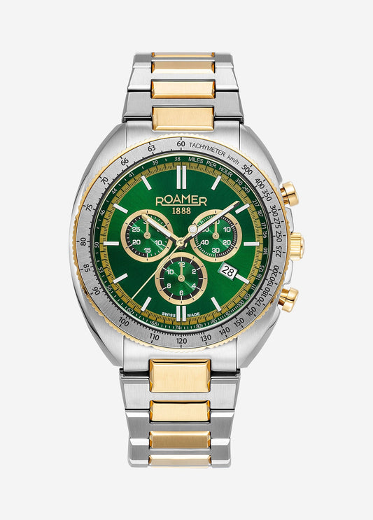 Roamer - 868837 47 75 70 - POWER CHRONO Stainless Steel Watch For Men's