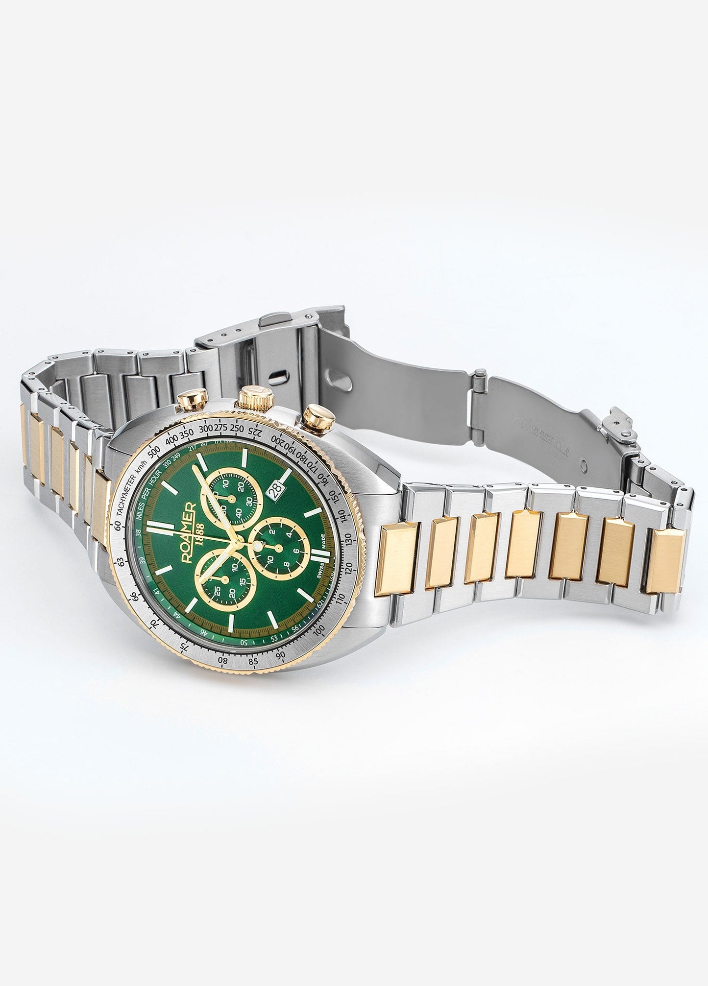 Roamer - 868837 47 75 70 - POWER CHRONO Stainless Steel Watch For Men's
