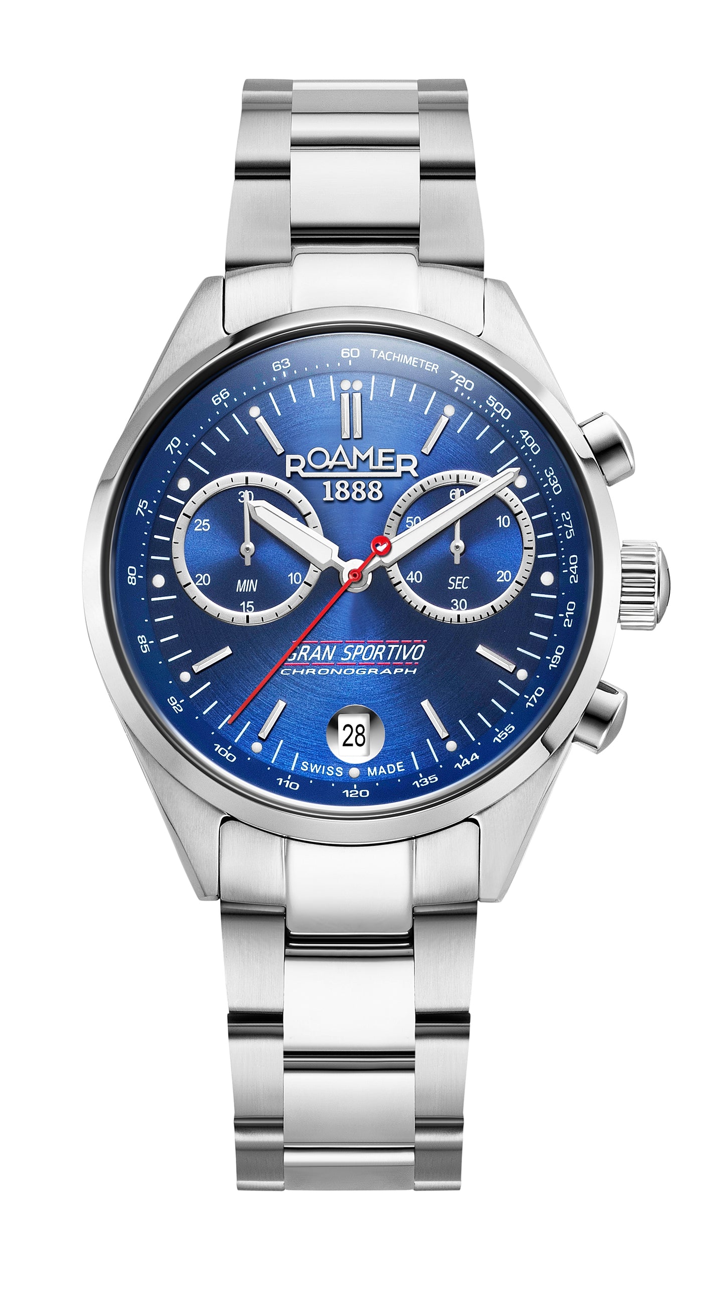 Roamer - 978818 41 45 20 - GRAN SPORTIVO  Stainless Steel Watch Set For Men's