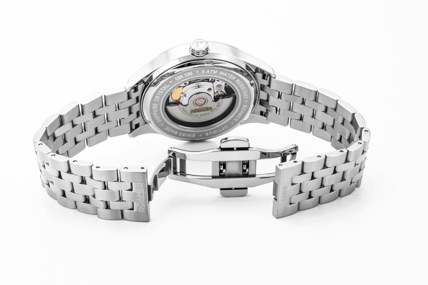 Roamer -  983983 41 15 50 - Optimus Automatic Stainless Steel Watch for Men's
