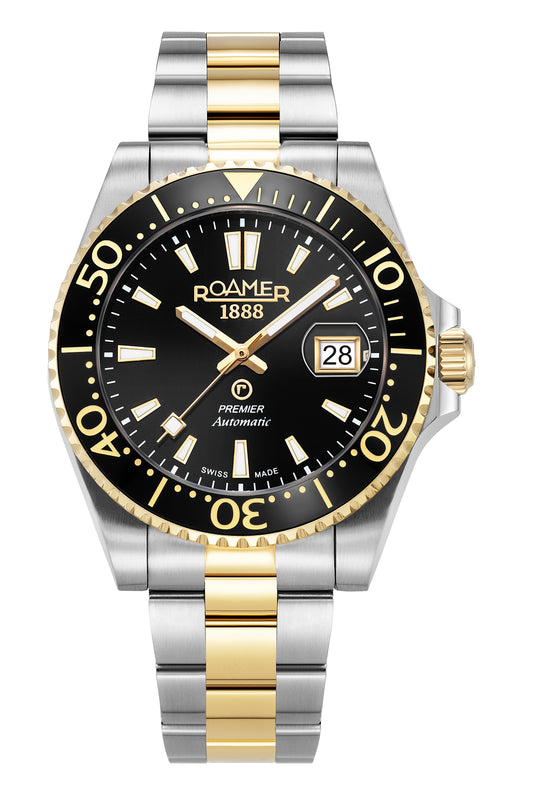 Roamer - 986983 47 85 21 - PREMIER Automatic Stainless Steel Watch for Men's