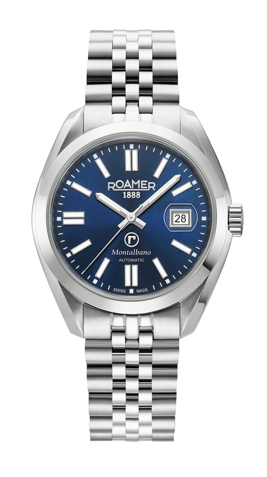 Roamer -  996983 41 45 20 - MONTALBANO Automatic Stainless Steel Watch for Men's