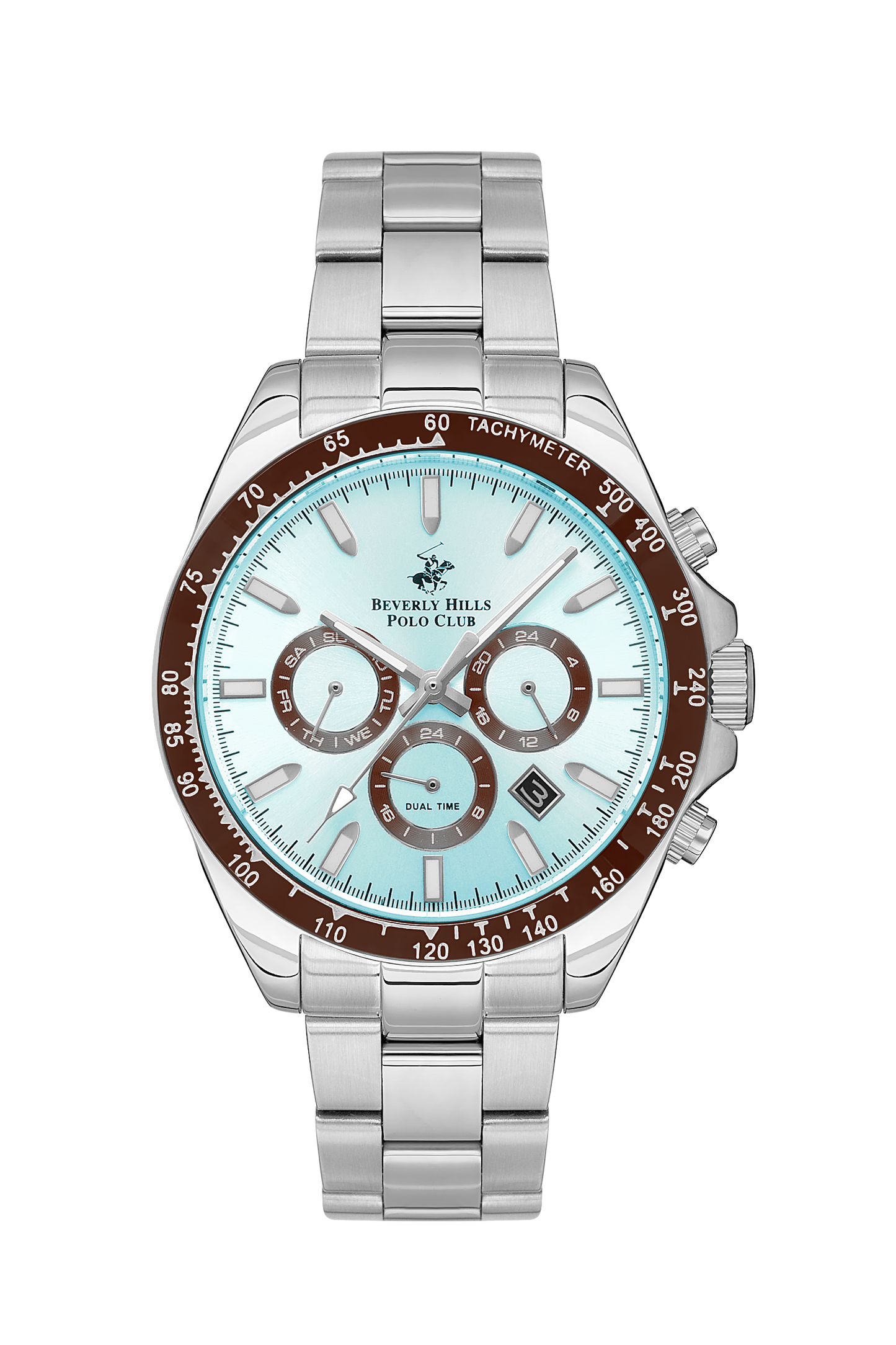 Polo - BP3127X.301 Gents Multifunction Light Blue Dial Ceramic Sapphire Coated Glass