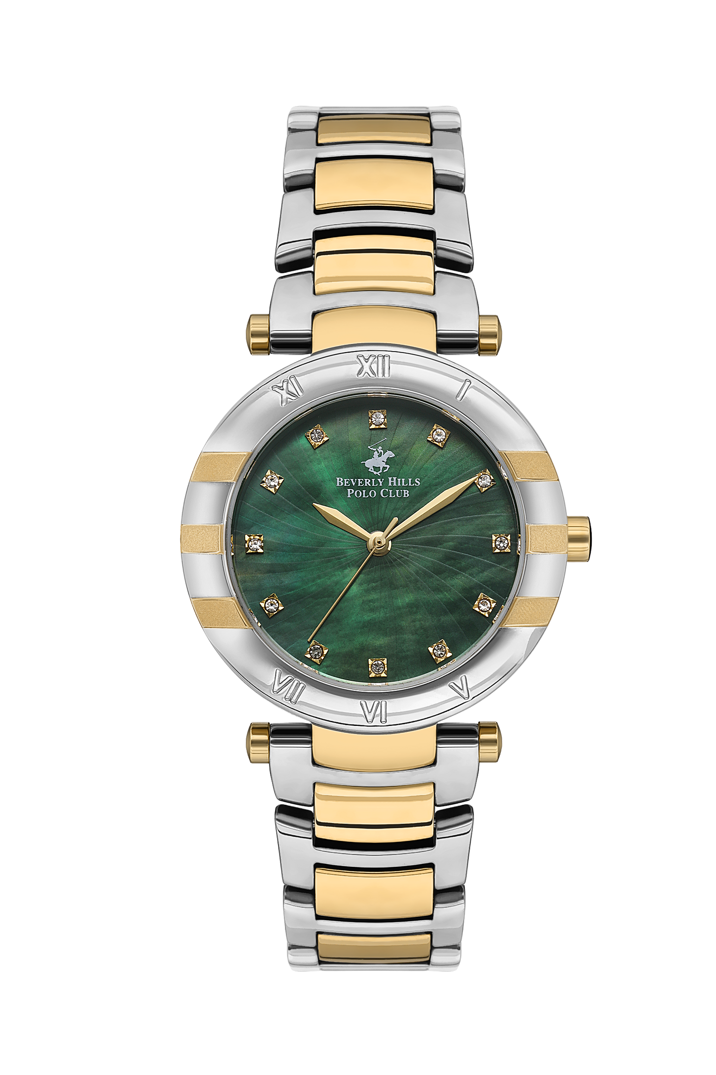 Polo - BP3565C.270 Ladies 3 Hands Green Dial Ceramic Sapphire Coated Glass