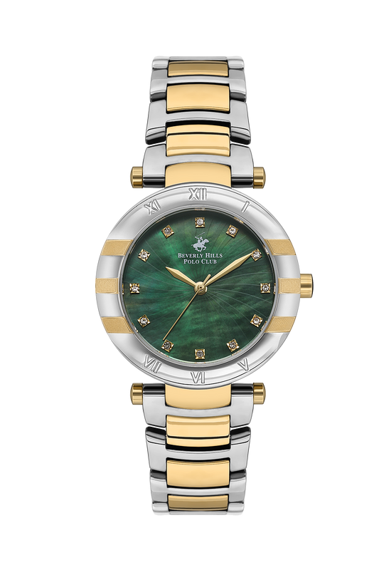 Polo - BP3565C.270 Ladies 3 Hands Green Dial Ceramic Sapphire Coated Glass