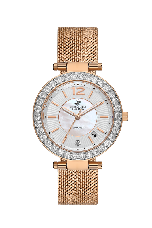 Polo - BP3589C.420 - Ladies 3 Hands Glass Diamond