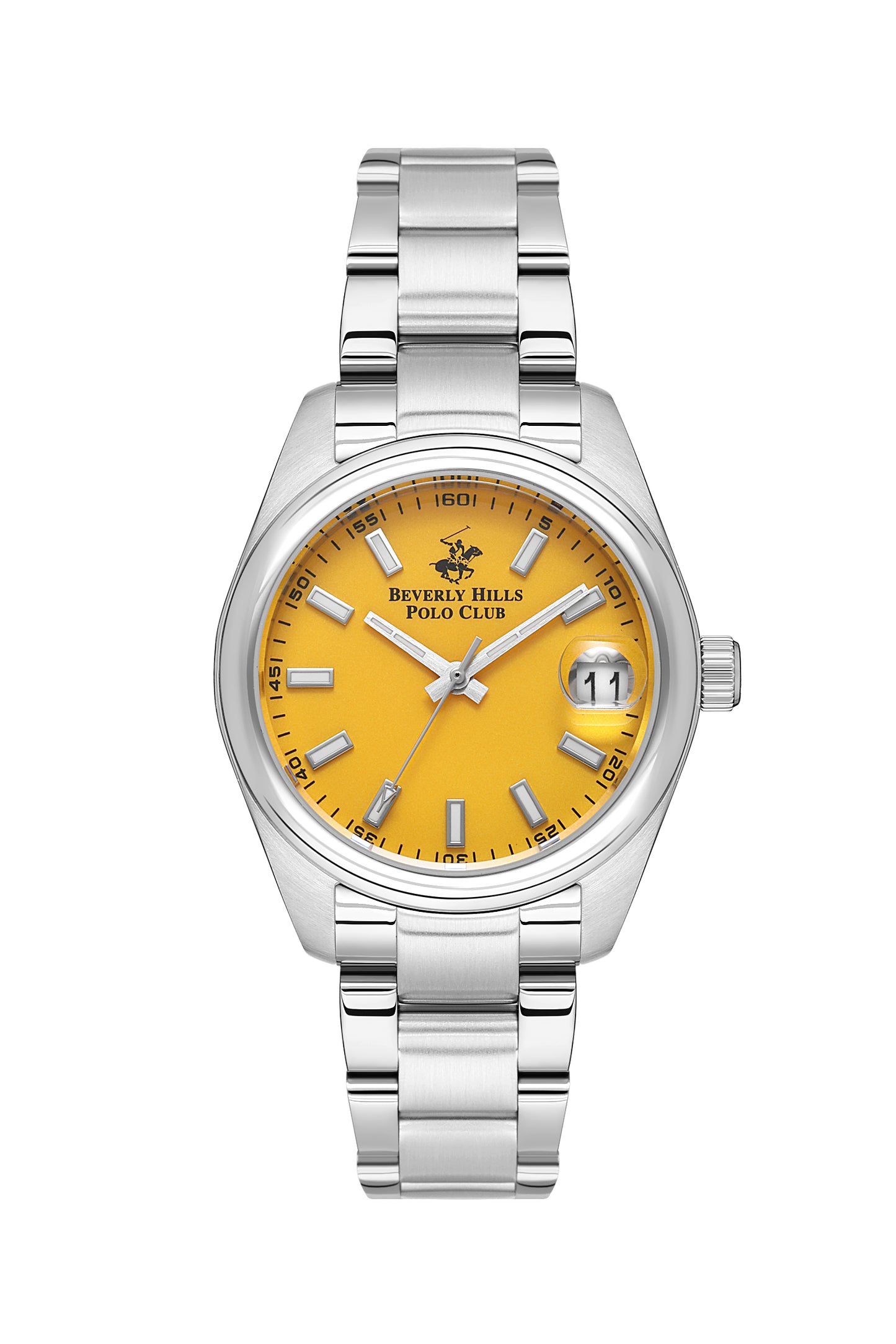 Polo - BP3597X.301 Ladies 3 Hands - Date Yellow Dial Ceramic Sapphire Coated Glass