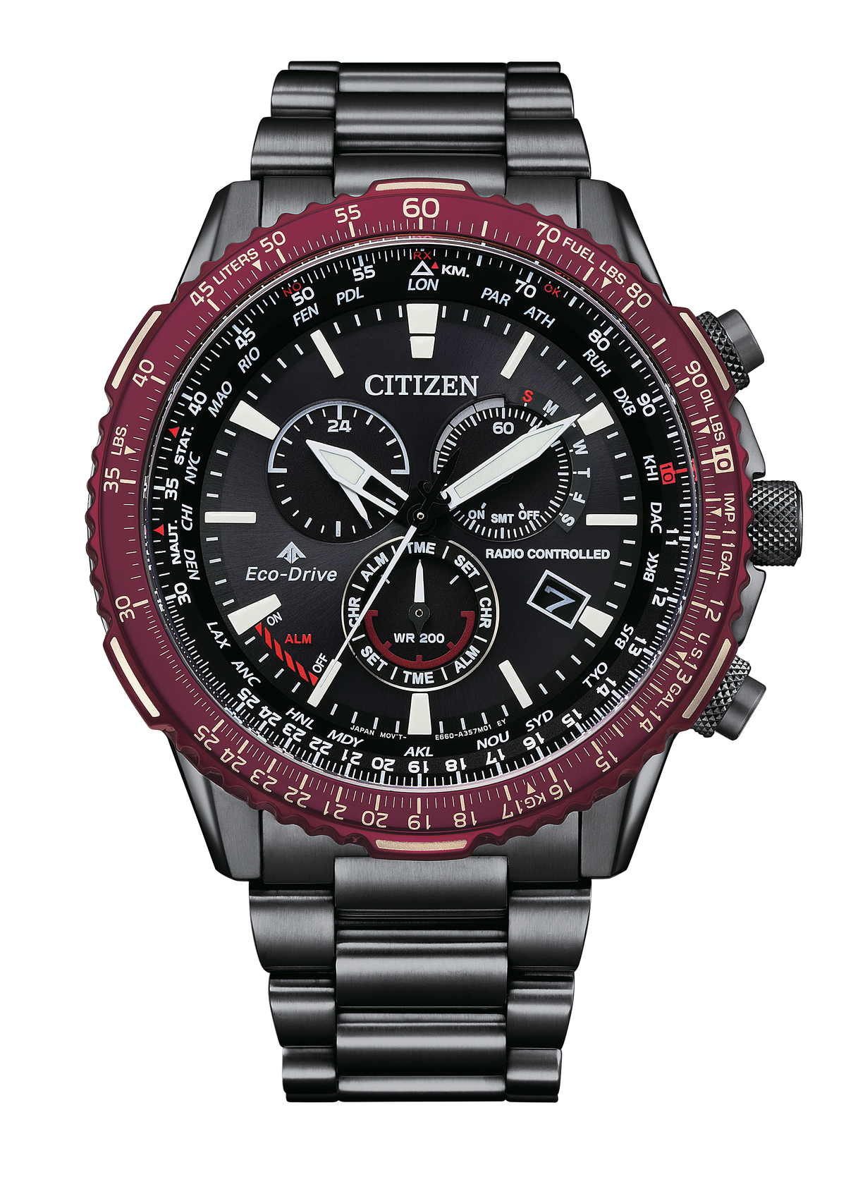 Citizen Men's Promaster World Timer Watch CB5009-55E