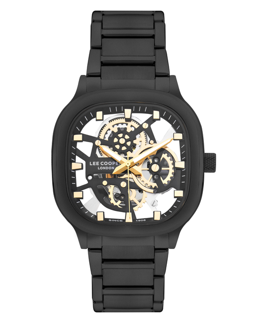 Lee Cooper Men's Super Metal Black Watch LC07974.650