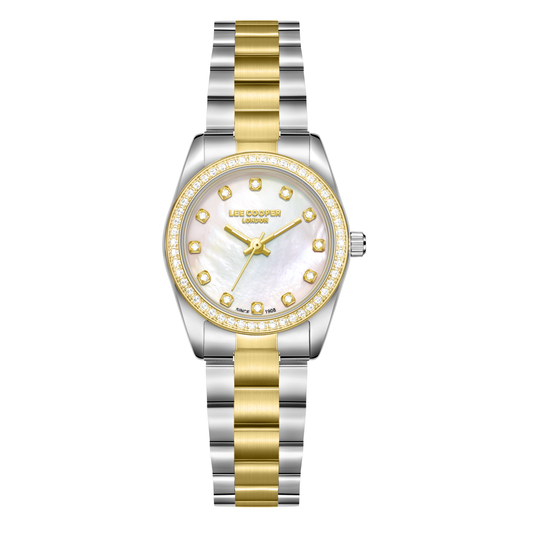 Lee Cooper Women's Super Metal Silver/gold Watch LC08155.220