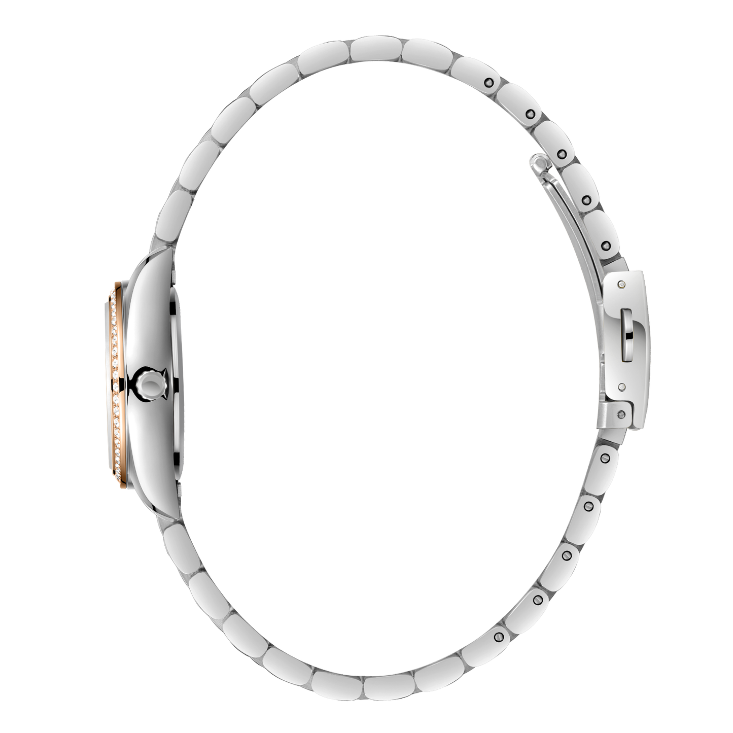 Lee Cooper Women's Super Metal Silver/rose Gold Watch LC08155.520
