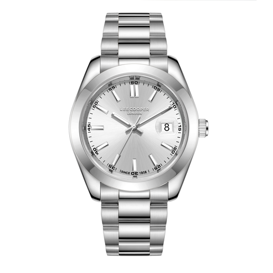 Lee Cooper Men's Super Metal Silver Watch LC08189.330