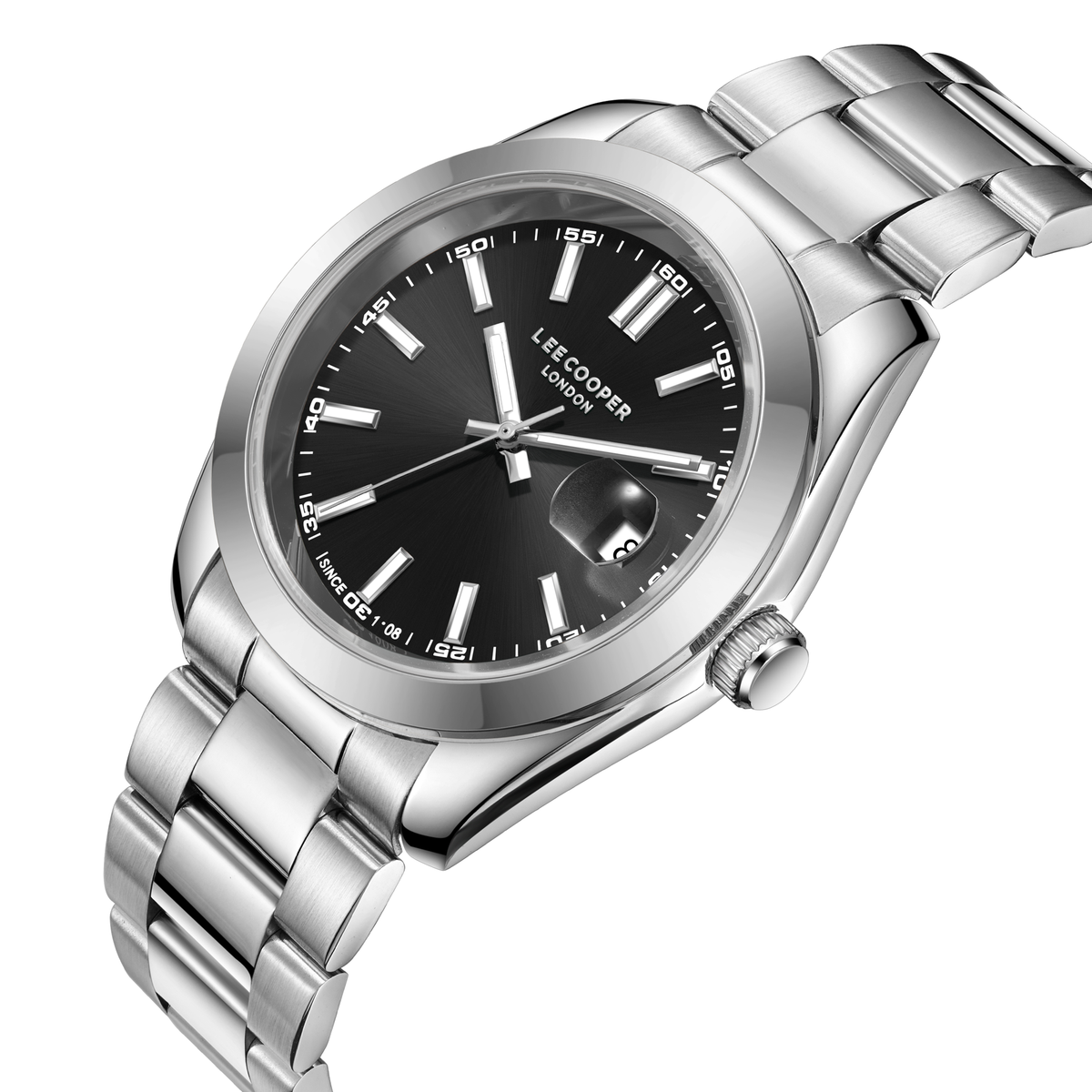 Lee Cooper Men's Super Metal Silver Watch LC08189.350