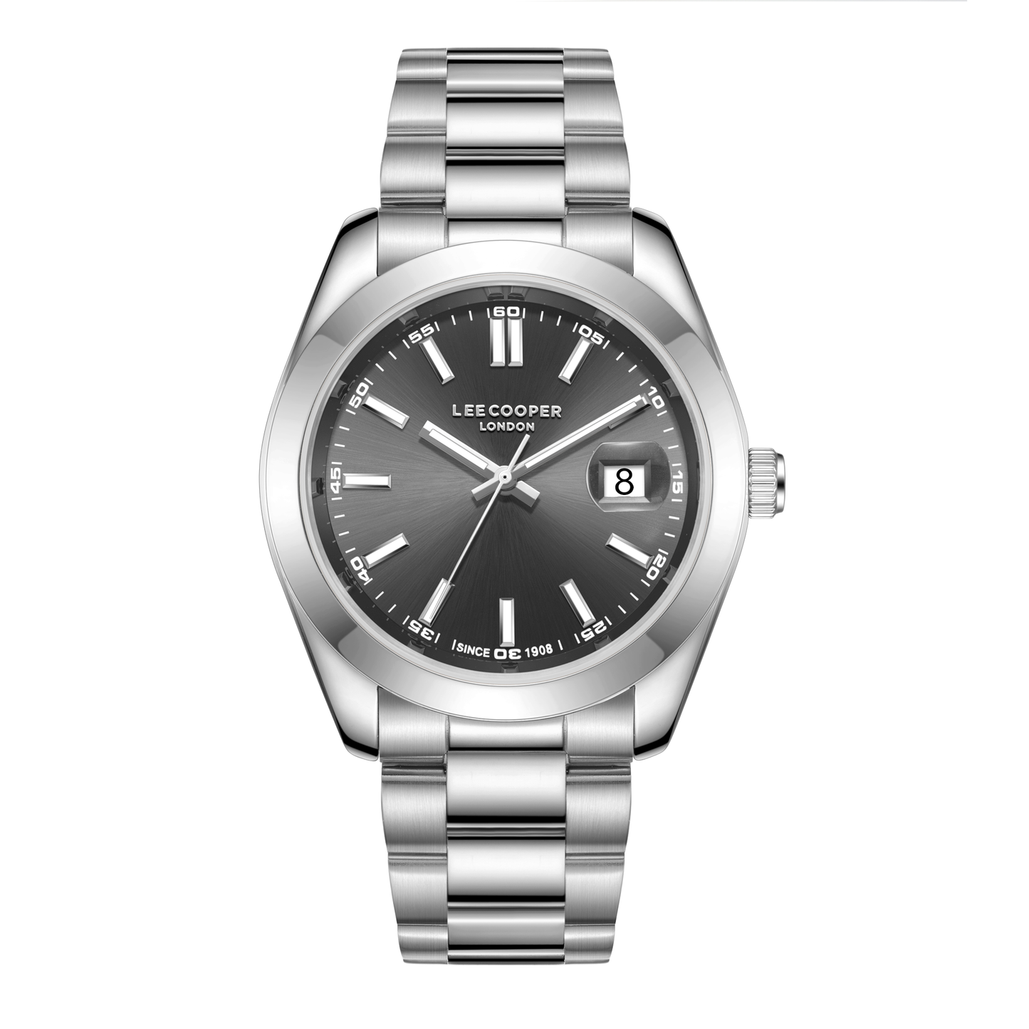 Lee Cooper Men's Super Metal Silver Watch LC08189.360