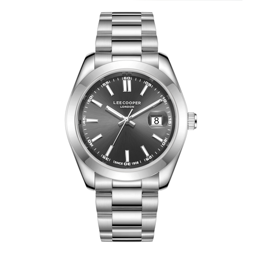 Lee Cooper Men's Super Metal Silver Watch LC08189.360