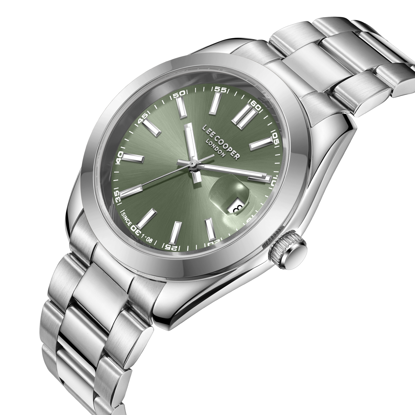 Lee Cooper Men's Super Metal Silver Watch LC08189.370