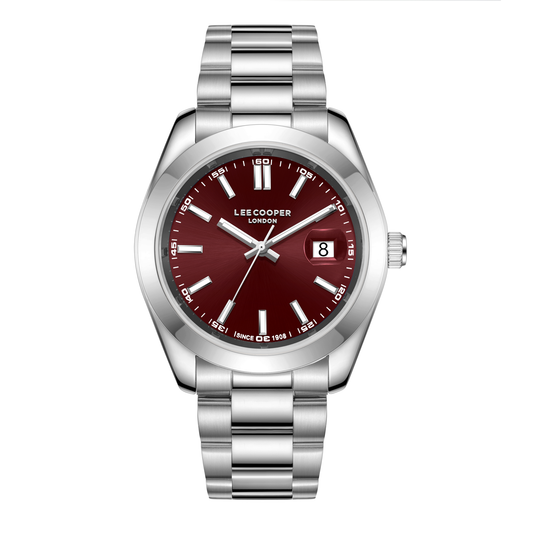 Lee Cooper Men's Super Metal Silver Watch LC08189.380
