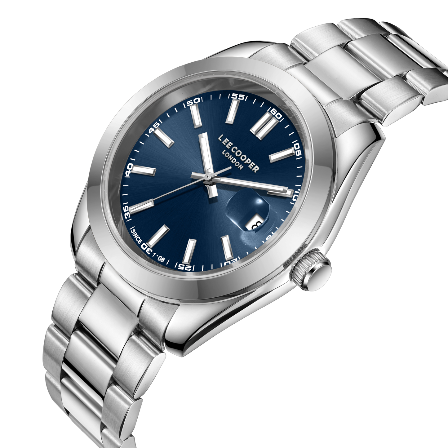 Lee Cooper Men's Super Metal Silver Watch LC08189.390