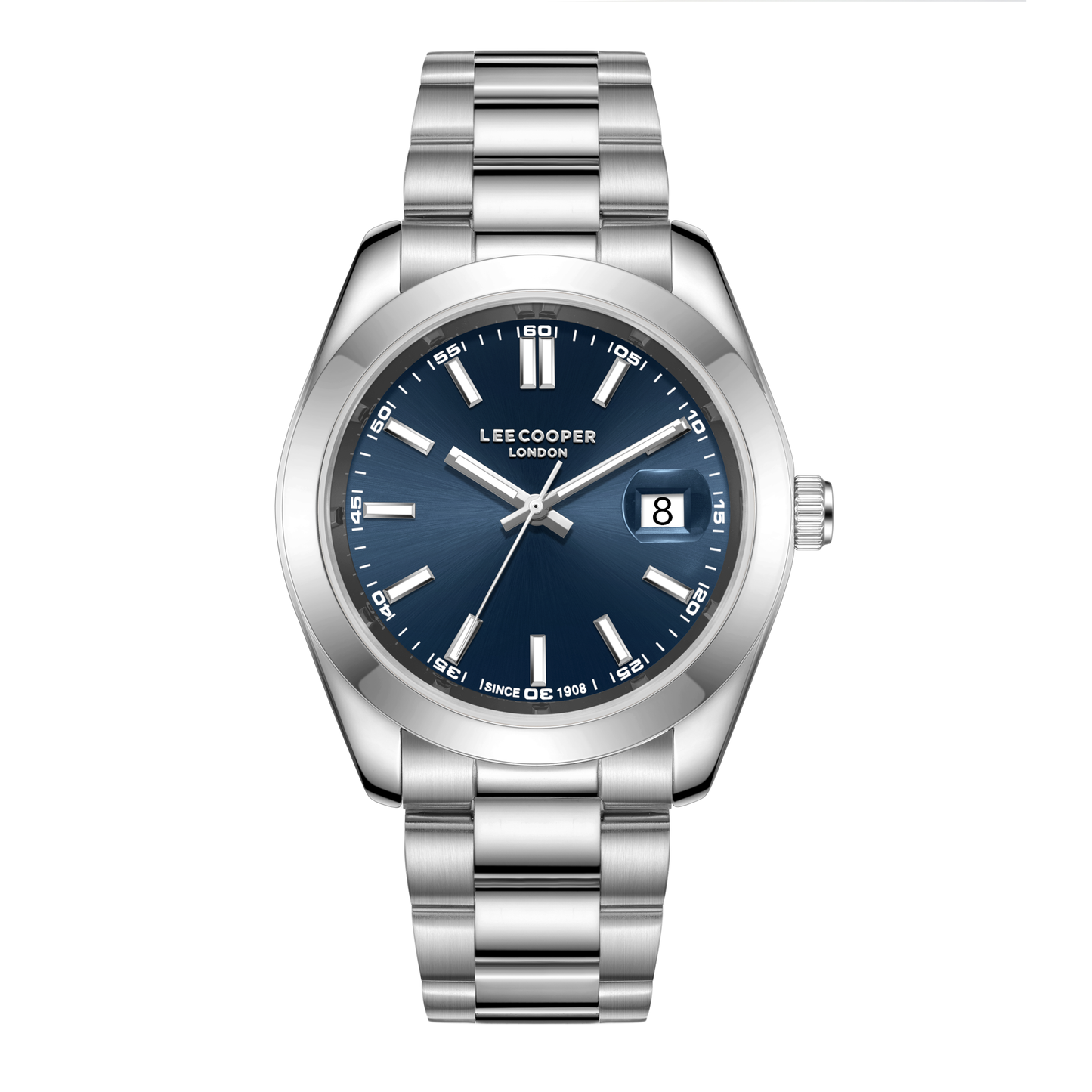 Lee Cooper Men's Super Metal Silver Watch LC08189.390