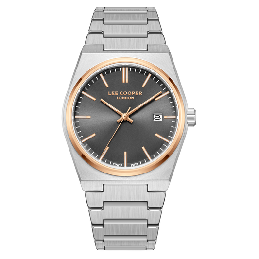 Lee Cooper Men's Super Metal Silver Watch LC08196.560