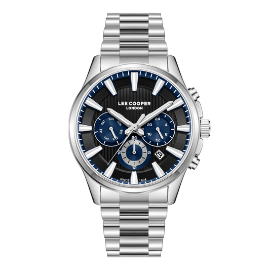 Lee Cooper Men's Super Metal Silver Watch LC08216.390