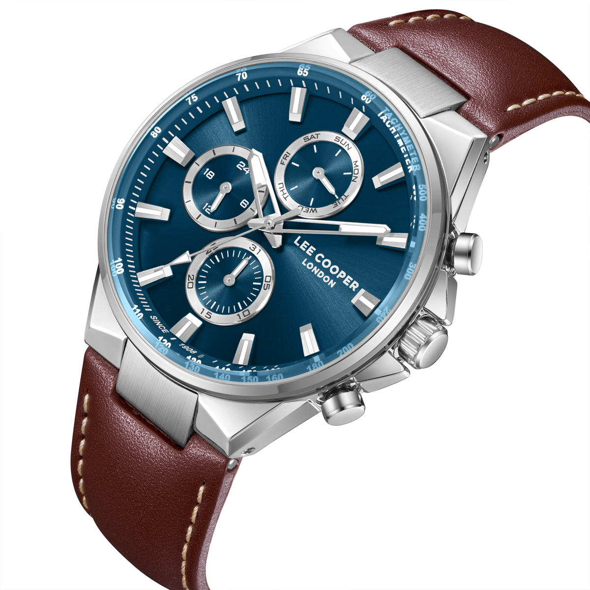 Lee Cooper Men's Super Metal Dark Brown Watch LC08223.392