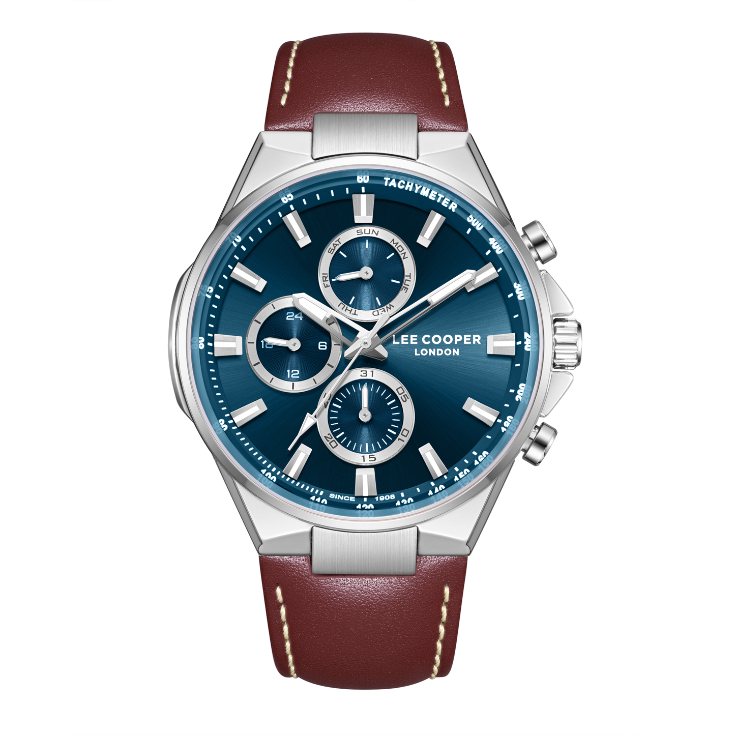 Lee Cooper Men's Super Metal Dark Brown Watch LC08223.392