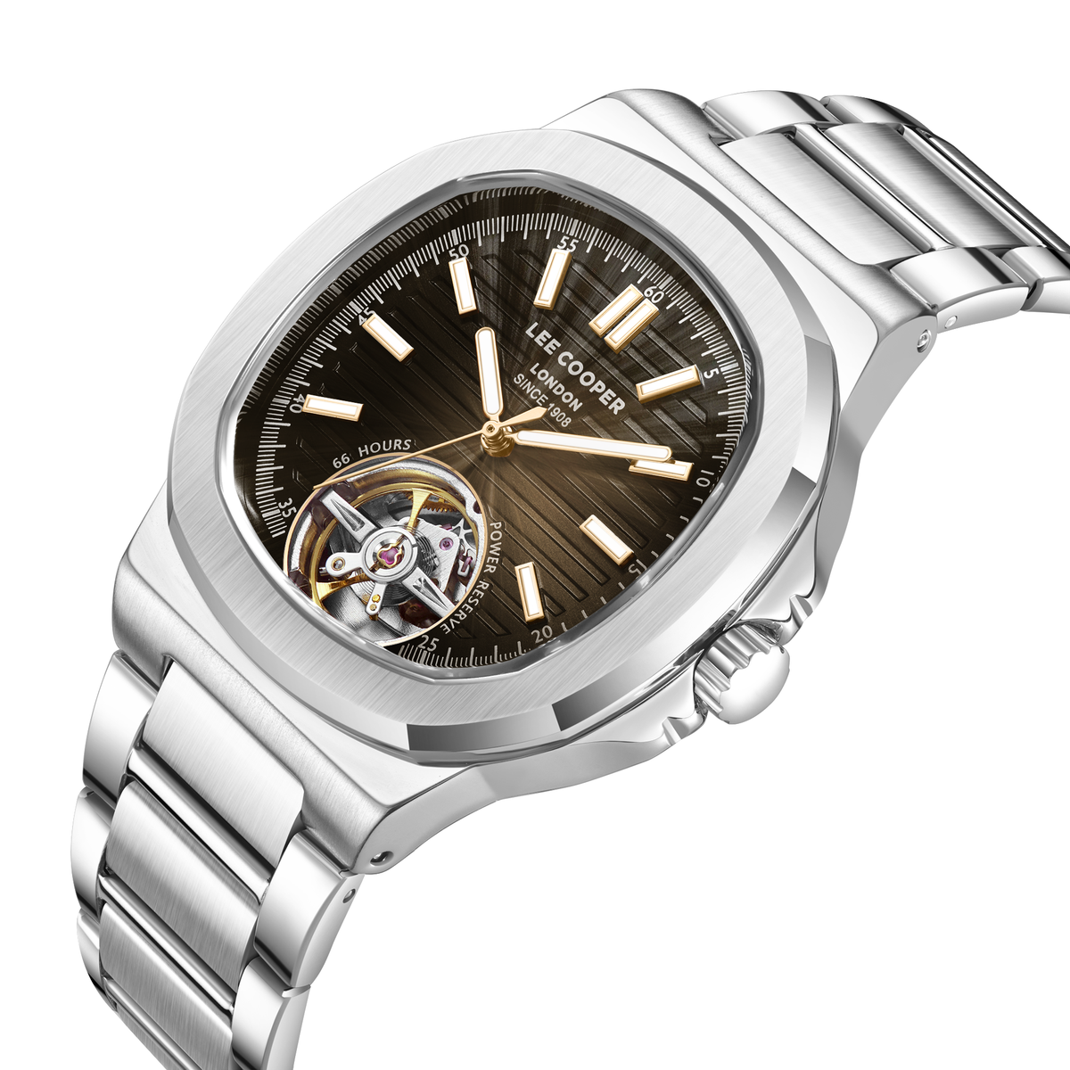 Lee Cooper Men's Super Metal Silver Watch LC08227.340