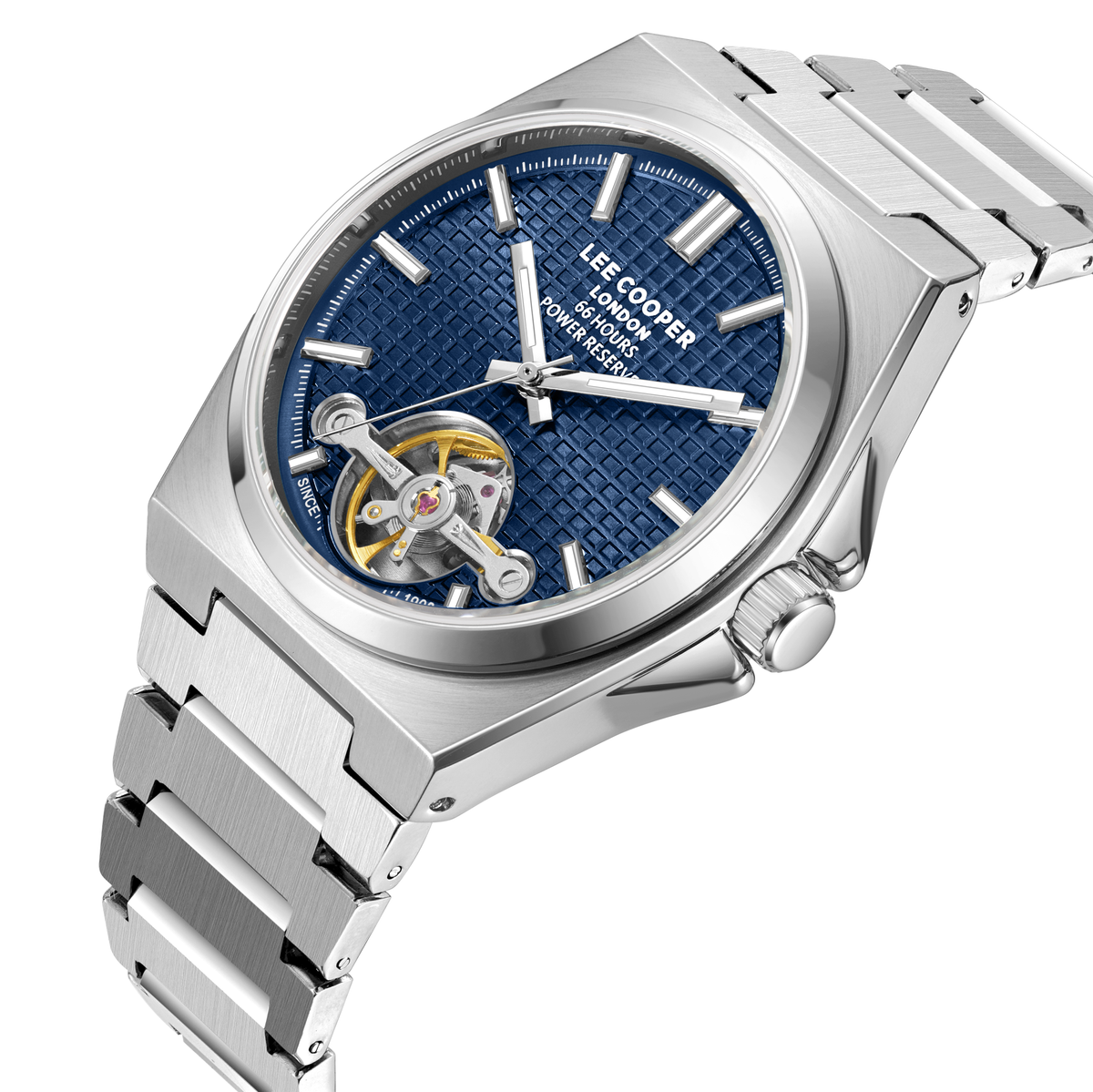 Lee Cooper Men's Super Metal Silver Watch LC08229.390