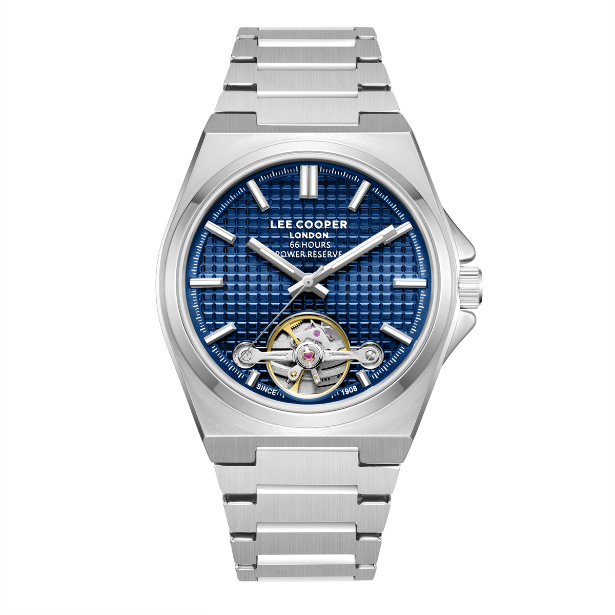 Lee Cooper Men's Super Metal Silver Watch LC08229.390