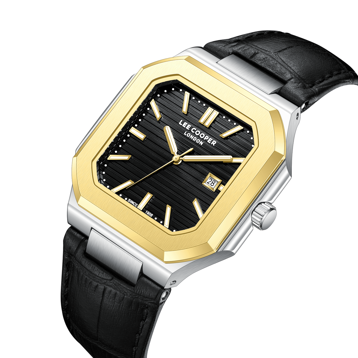 Lee Cooper Men's Super Metal Black Watch LC08268.251