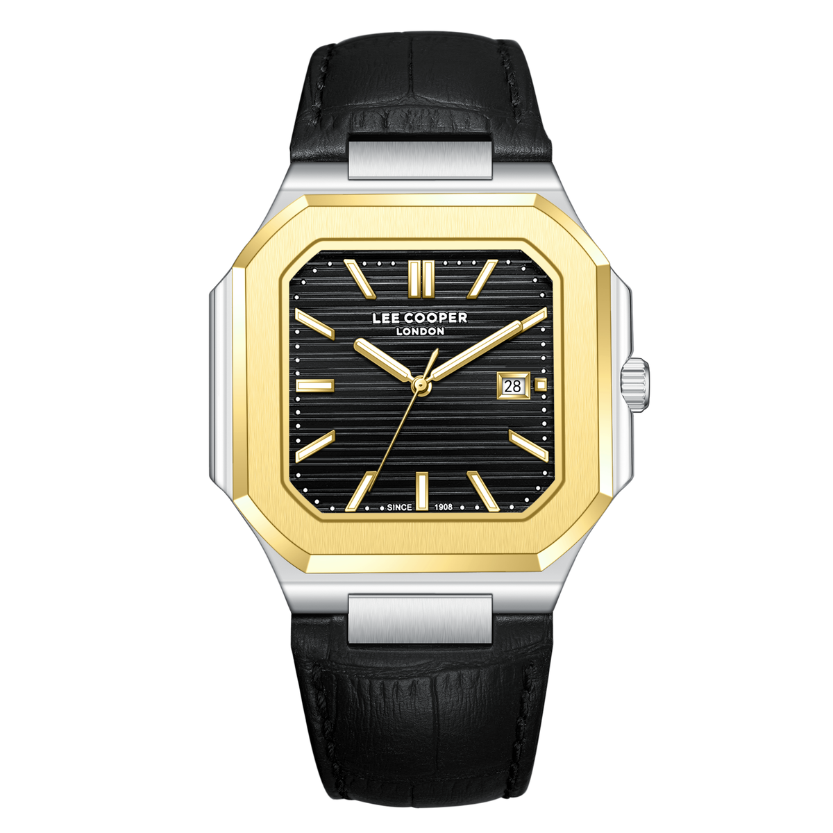 Lee Cooper Men's Super Metal Black Watch LC08268.251