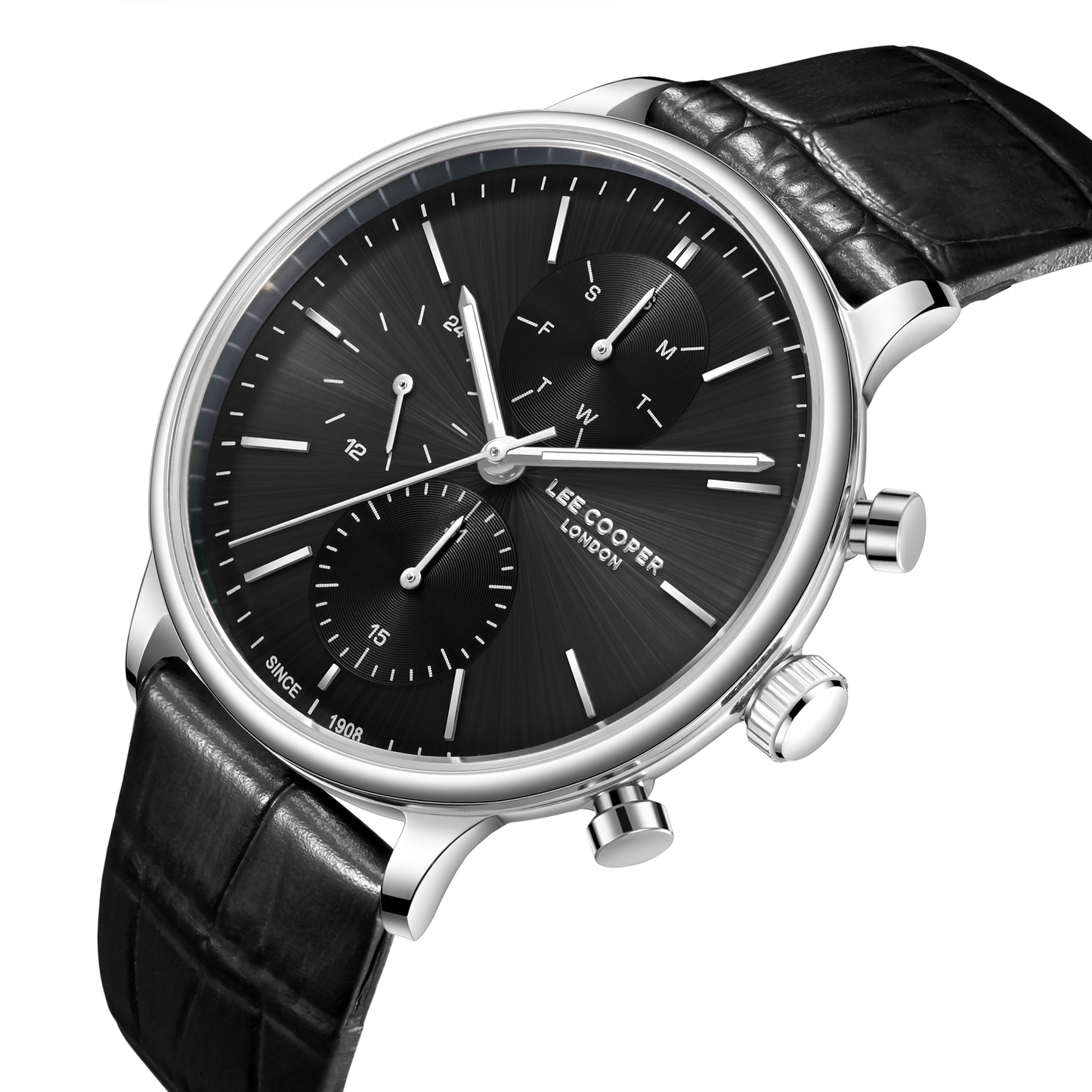 Lee Cooper Men's Super Metal Black Watch LC08333.351