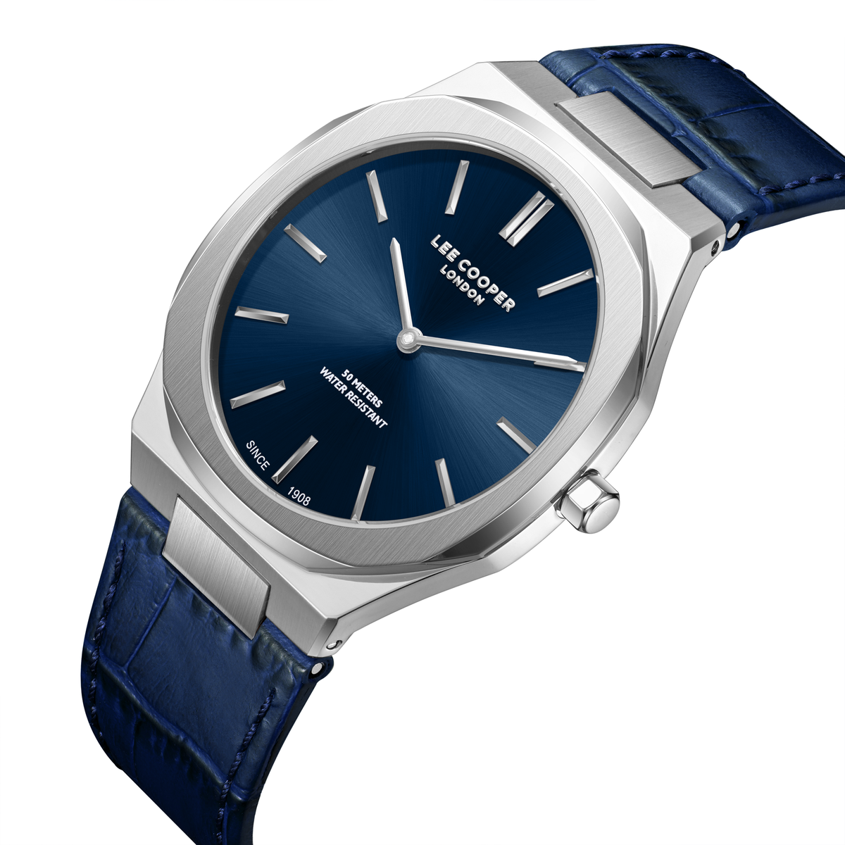 Lee Cooper Men's Super Metal Dark Blue Watch LC08336.399