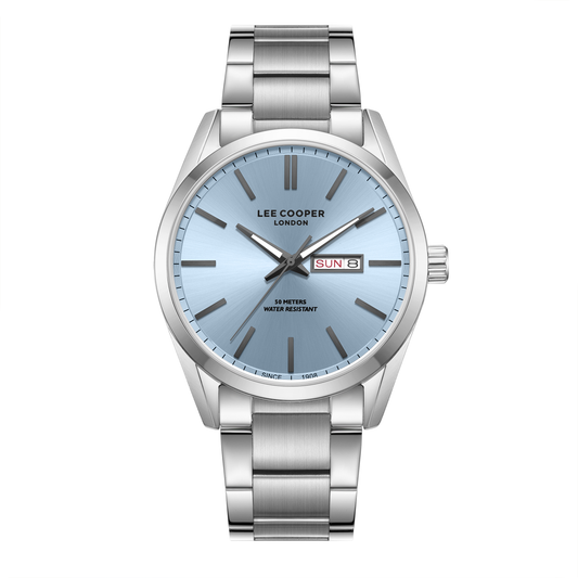 Lee Cooper Men's Super Metal Silver Watch LC08340.300