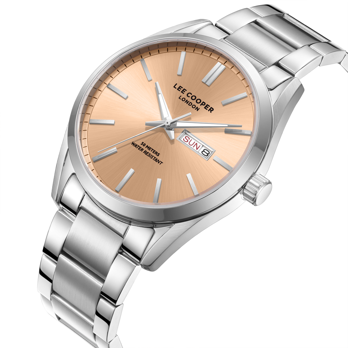 Lee Cooper Men's Super Metal Silver Watch LC08340.301