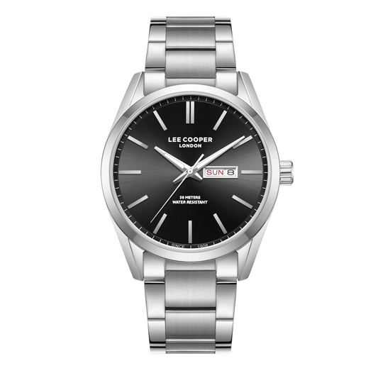 Lee Cooper Men's Super Metal Silver Watch LC08340.350