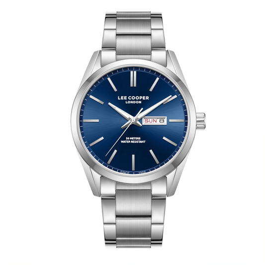 Lee Cooper Men's Super Metal Silver Watch LC08340.390