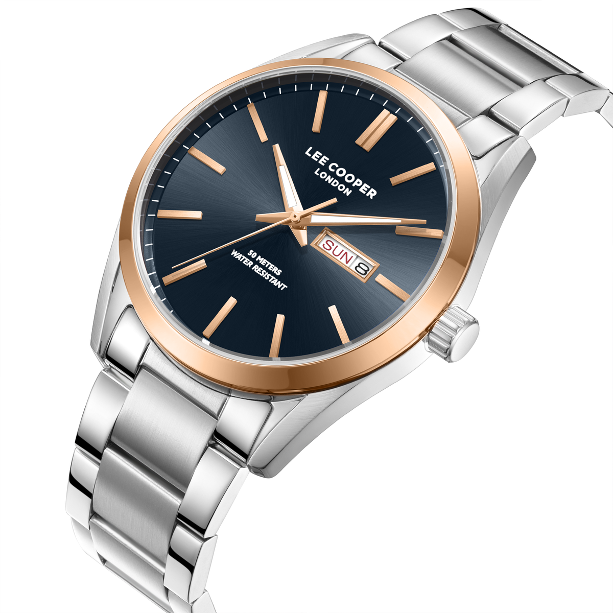 Lee Cooper Men's Super Metal Silver Watch LC08340.590