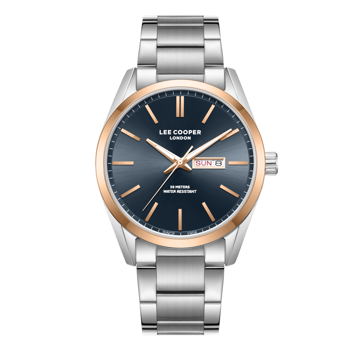 Lee Cooper Men's Super Metal Silver Watch LC08340.590